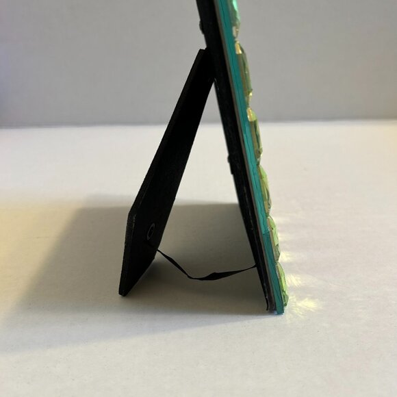 Bouclair 4"x6" green bejewelled picture frame - Picture 8 of 10